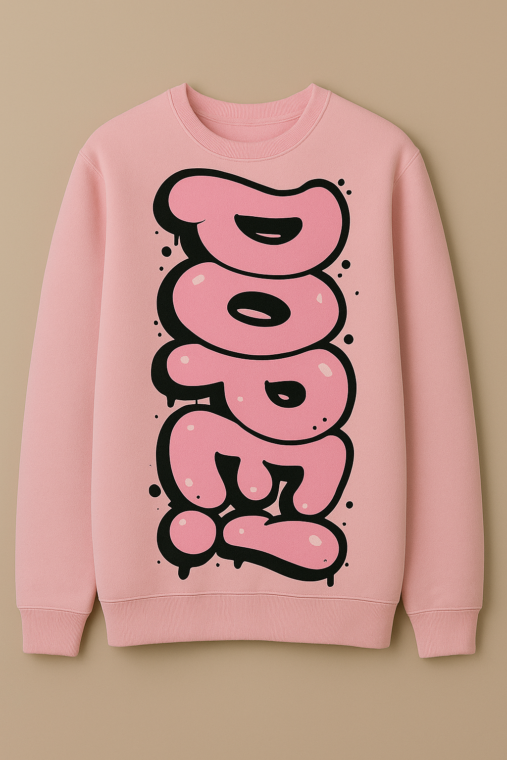DOPE! Signature Crewneck Jumper – Blush Pink