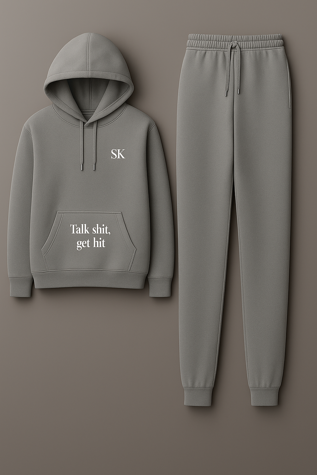 LONE ERA -Troublemaker Tracksuit – Charcoal Grey