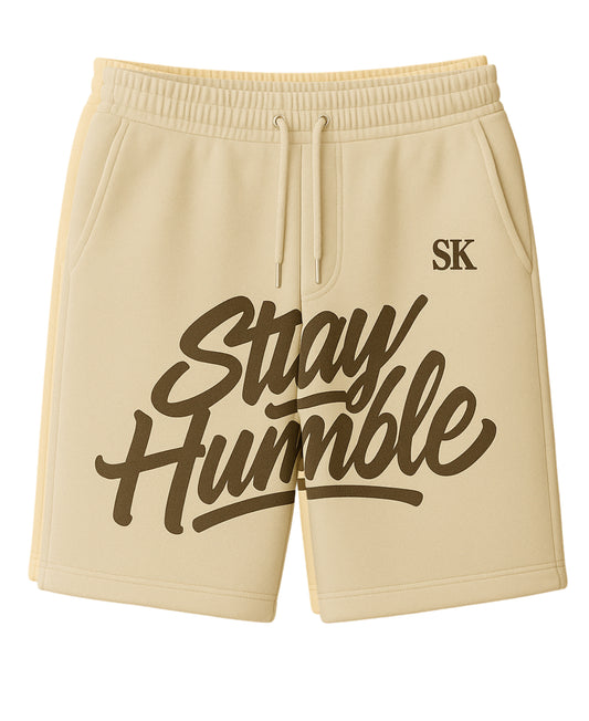 LONE ERA Signature Cream Shorts,Premium Unisex Fit
