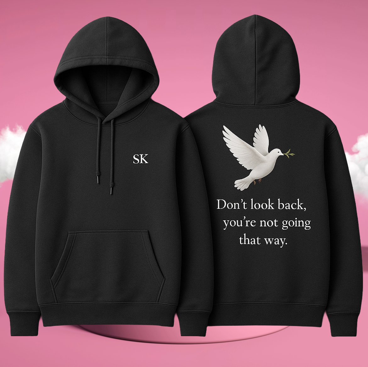 LONE ERA™ Premium Stellar Cotton 2.0 Hoodie – “Don’t Look Back” Edition